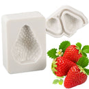 Making Sugar Craft Cake Mould Strawberry Silicone Mold Cake Decor Baking Tool