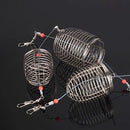 Lure Conical Fishing Bait Cage Basket Feeder Holder Carp Fishing Tackle (S)