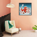 Christmas Cottage Oil Paint By Numbers Kit DIY Frameless Drawing for Adults Home