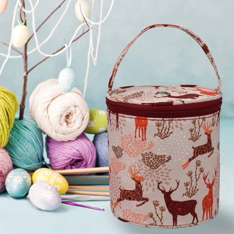 #A Storage Bag for Knitting Needles Yarn Crochet Hook Sewing Tools Organizer C