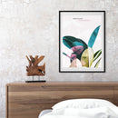 Oil Painting Green Plants DIY Wall Art Pictures Posters for Living Room Bedroom