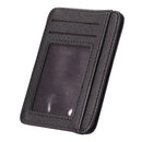 Korean Short Wallet Female PU Leather Solid Color Multi-slot Zipper Coin Purse
