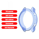Soft TPU Case for TicWatch Pro 3 Pro 3 Lite Smartwatch Accessories (Blue)
