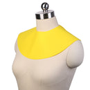 Haircut Shawl Neck Cape Silicone Neck Shield for Hair Coloring (Yellow) Newly