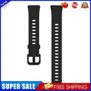 Silicone Strap for Huawei Band 7 Watch Bracelet Wrist Watchband (Black)