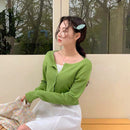 Simple Leaf Hair Clip Women Girls Korean Elegant Hairpins Headwear Bars