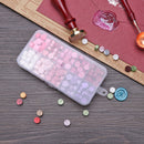 200pcs/box Retro Octagon Fire Painting Pills Sealing Wax Grain Beads (C)