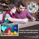 1000pcs Fish Tail Paper Puzzles Adults Kids Picture Jigsaw Pressure Relief