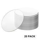DIY Thick Smooth Crafts Clear Acrylic Sheet Transparent Round Shape Circle