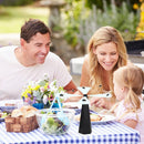 USB Charging Fly Repellent Fan Picnic Food Mosquito Insect Killer (Black)