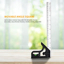 7 inch Triangle Ruler Aluminum Alloy Square Ruler Woodworking Measurement T