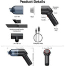 Handheld High Power Car Vacuum Cleaner Powerful Wireless Dust Buster 8000Pa