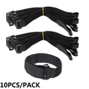 Self-adhesive Nylon Hook & Loop Bike Tie Strap Cable Ties Reusable Fastening