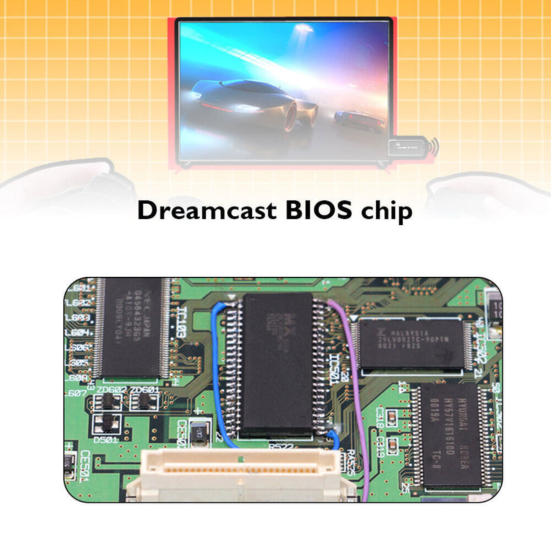 BIOS Chip Replacement Bootloader Modchip for SEGA Dreamcast VA1 VA2 Motherboard