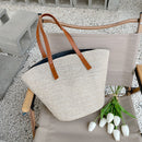 Casual Handmade Straw Portable Shoulder Tote Bag Beach Large Capacity Handbag