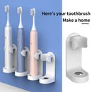 Hot Sale1PC Toothbrush Stand Rack Organizer Electric Toothbrush Wall-Mounted