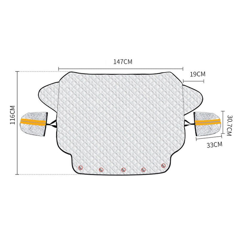 Winter Summer Ice Car Windscreen Cover Dust Protector Sun Shade Auto Visor