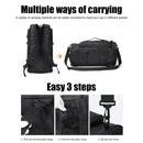 #A Men Fitness Backpack USB Charging Port Travel Rucksack Business Zipper Bags