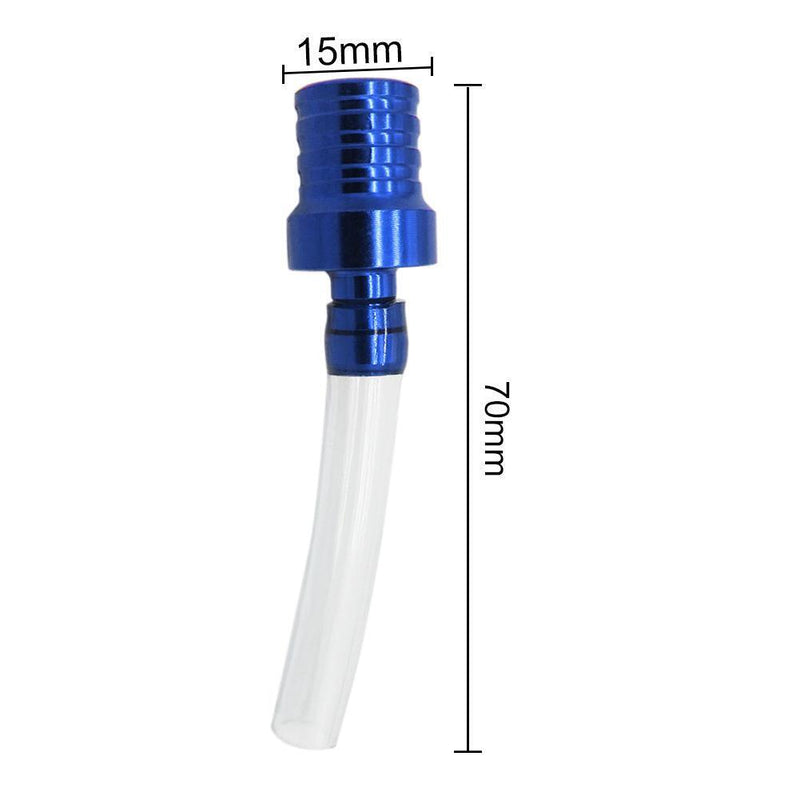 Motorcycle Gas Fuel Cap Valve Vent Breather Hose for ATV Dirt Bike(Blue)