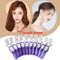 10pcs Plastic Salon Hair Clip Set Hairdressing Crocodile Hair Grip (Purple)