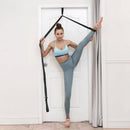 Door Sports Yoga Ballet Band Dance Exercise Soft Leg Stretcher Belt (Black)