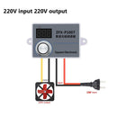 Adjustable 220v Fan Switch Speed Controller Digital Display Motor Reducer