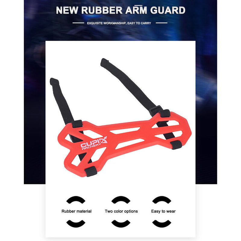 Portable Soft Rubber Strap Elastic Target Forearm Protector for Children Adul