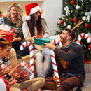 Inflatable Candy Canes 90cm Christmas Hanging Walking Stick for Home Lawn Yard