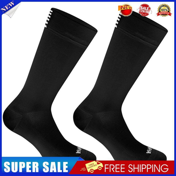 Compression Socks Men Women Sports Cycling Running Breathable Socks (Black)