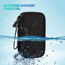 Digital Storage Bag Organizer Portable Data Cable Earphones Holder (Black) Newly