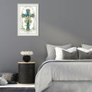 14CT Stamped DIY Cloth Flowers Cross Stitch Embroidery Art Needlework Home Decor