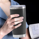 Thermal Car Mug Cup Stainless Coffee Vacuum Insulated Water Bottle (Black) Newly