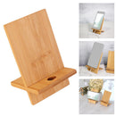 Bamboo Mobile Phone Holder Tablet Computer Base Assembly F5G9 Holder Phone L0P6