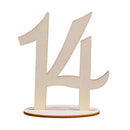 10pcs Wooden Wedding Table Number Cards Ornament Craft (Eleven to Twenty) Newly
