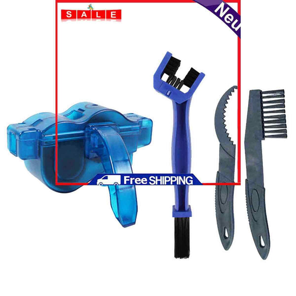 Bicycle Cleaning Kit - 4 Pack Bicycle Chain Cleaning Kit for Mountain Road Bike
