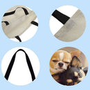 Two dogs Printed Shoulder Shopping Bag Casual Large Tote Handbag