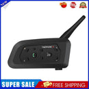 V6 1200M Motorcycle Bluetooth-compatible Helmet Headset Intercom Interphone