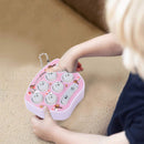 Whack-A-Mole Game - LED Mini Hamster Memory Game Toys Keychain (Purple) Newly