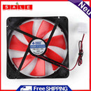 140mm 4-Pin Ultra Silent PC Case Cooling Fan CPU Cooler Fan Computer Radiator