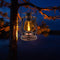 Solar Powered Retro Classic Kerosene Lamp Portable LED Lantern Light (B) Newly