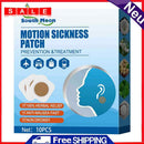 10pcs Motion Sickness Patch Stickers Behind Ear Dizziness Relief for Travel Care