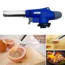 Flame Gun BBQ Cooking Butane Burner Welding Gas Torch Flamethrower (Blue)