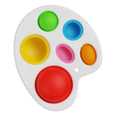 Children Colorful Exercise Board Early Education Baby Rattle Puzzle Toys Gift