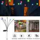 Solar Powered LED Lights kit Landscape Garden Firefly Swaying Light Law!