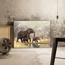 Diamond Painting Elephant Mom and Son Full Round Drill DIY Picture Home Decor