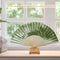 Bamboo Forest Birds Oil Paint Folding Fan By Number DIY Digital Oil Painting Fan