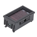 HW-811 Mini Digital Voltmeter Ammeter DC 100V 50A with Shunt (Red+Blue) Newly