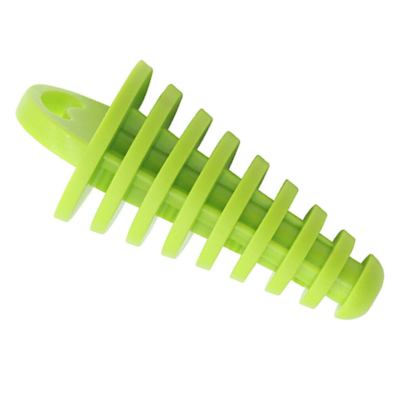 Motorcycle Exhaust Silencer Muffler Wash Plug Small (Fluorescent Yellow) Newly