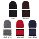 Neck Warmer Windproof Beanie Hat Hat Scarf Set Knitted Hat Muffler Neck Scarf