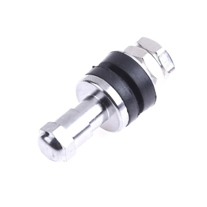 VODOOL 4pcs/Set Tire Valve Stems Chrome Metal Screw Rinse in High Pressure